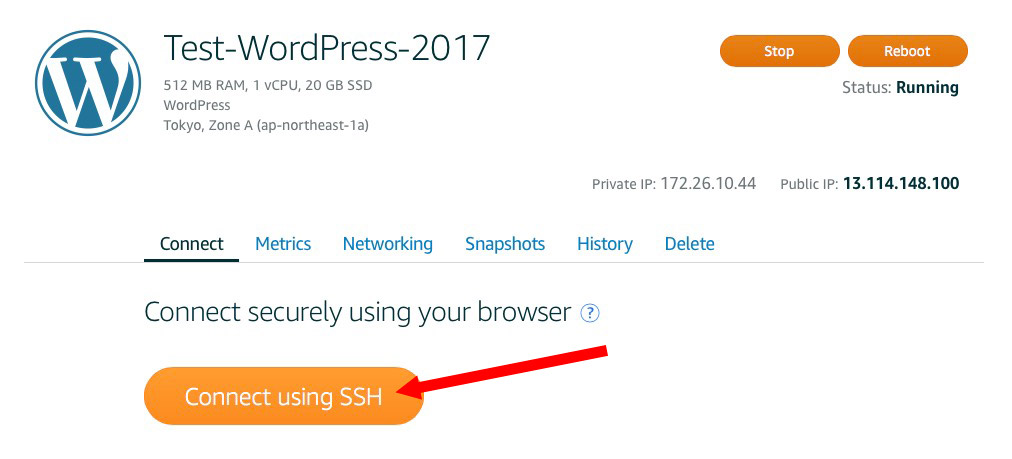 웹에서 SSH 접속