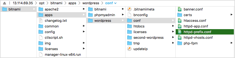 httpd-prefix.conf 파일 위치
